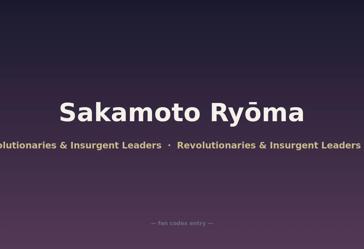 Sakamoto Ryōma