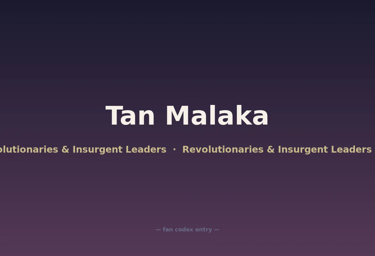 Tan Malaka